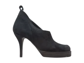 Black Rick Owens Suede Bootie Pumps Size 35