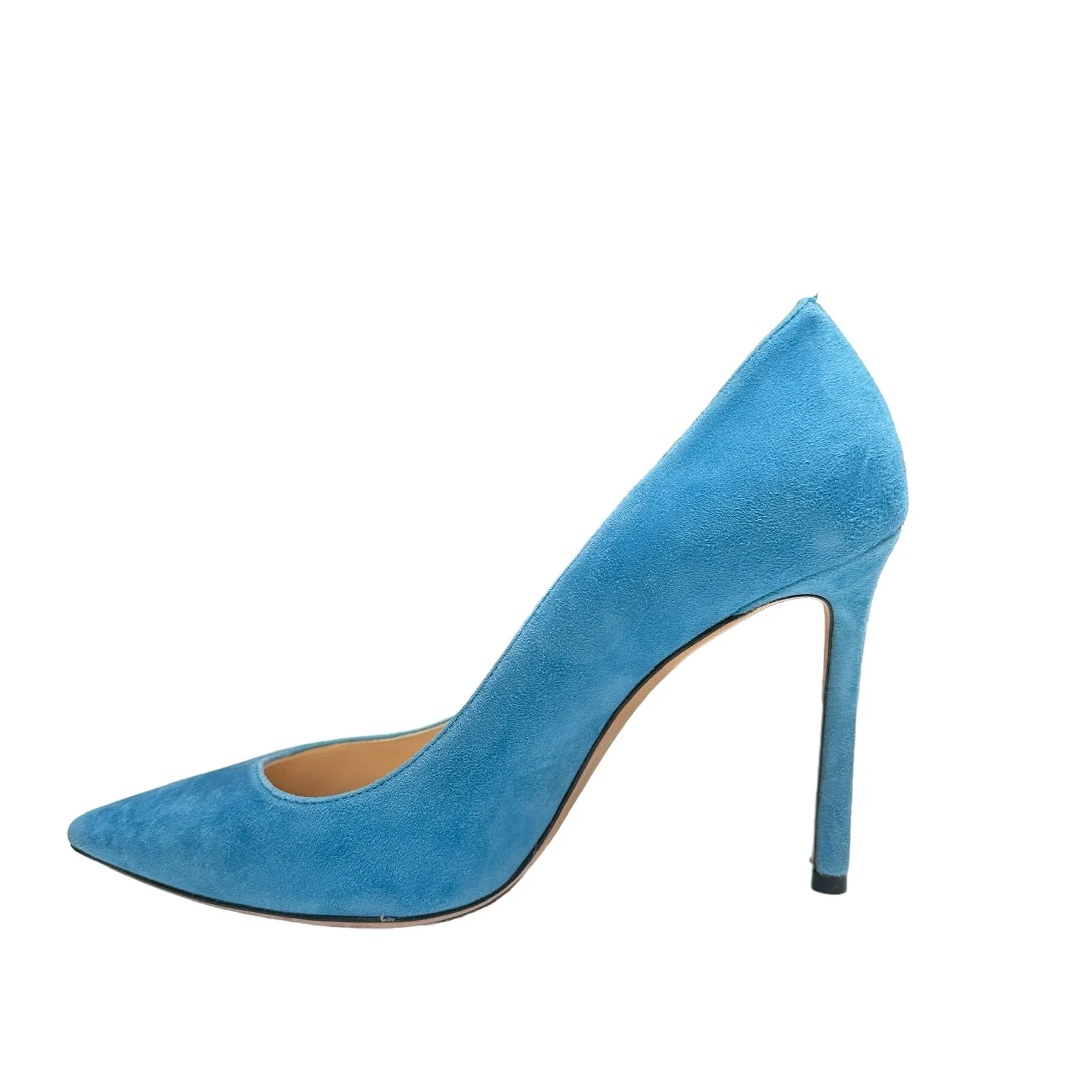 Blue Suede Heels - 6.5