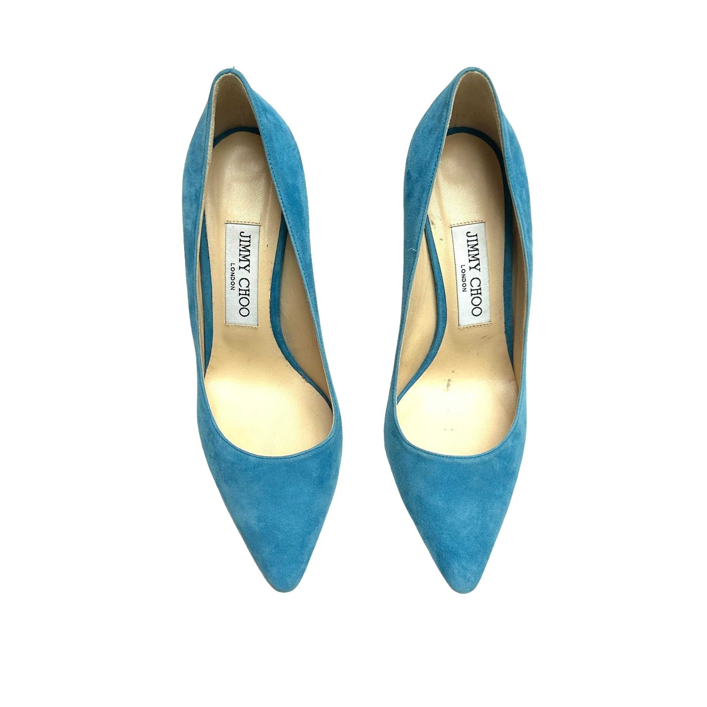 Blue Suede Heels - 6.5