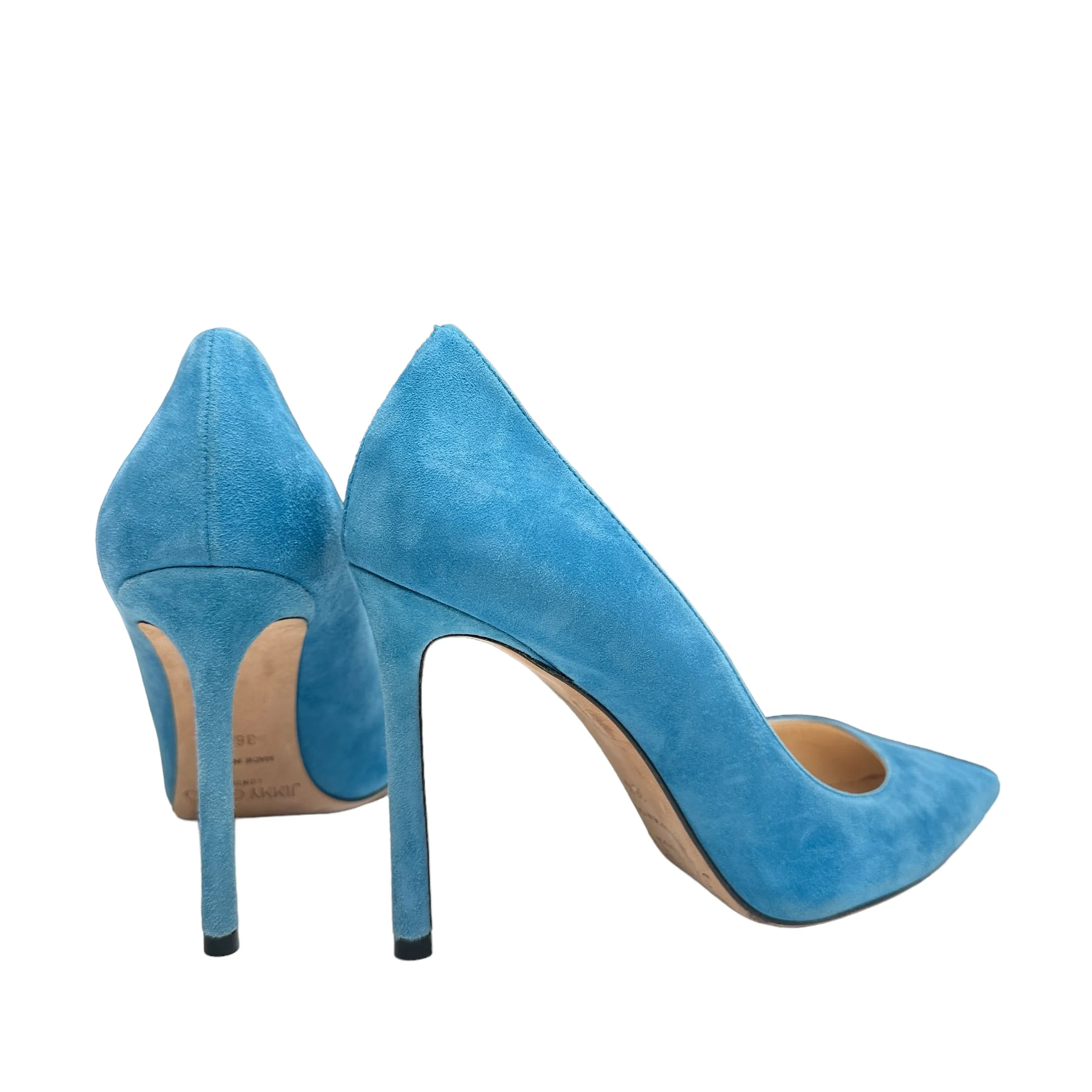 Blue Suede Heels - 6.5