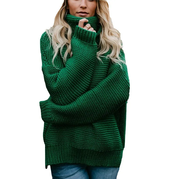 Charming Elegant Women's Long Sleeve Turtleneck Sweaters