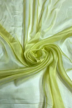 Chartreuse Silk Chiffon