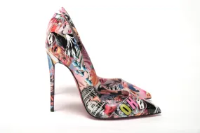 Christian Louboutin Multicolor So Kate Patent High Heel