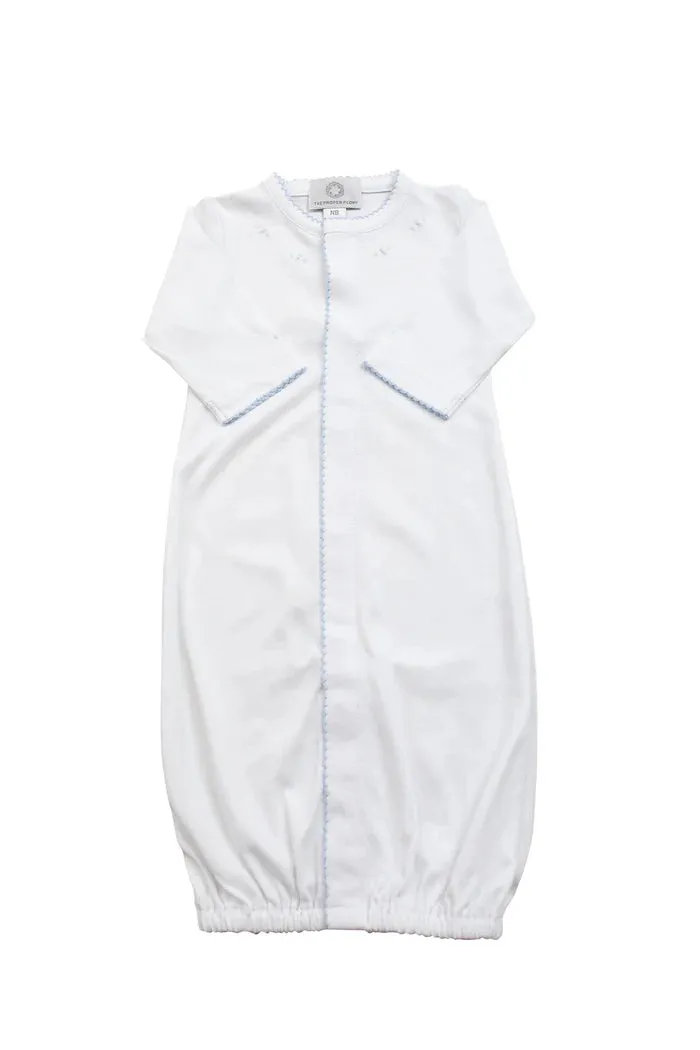 Converter Gown with Blue Stitching