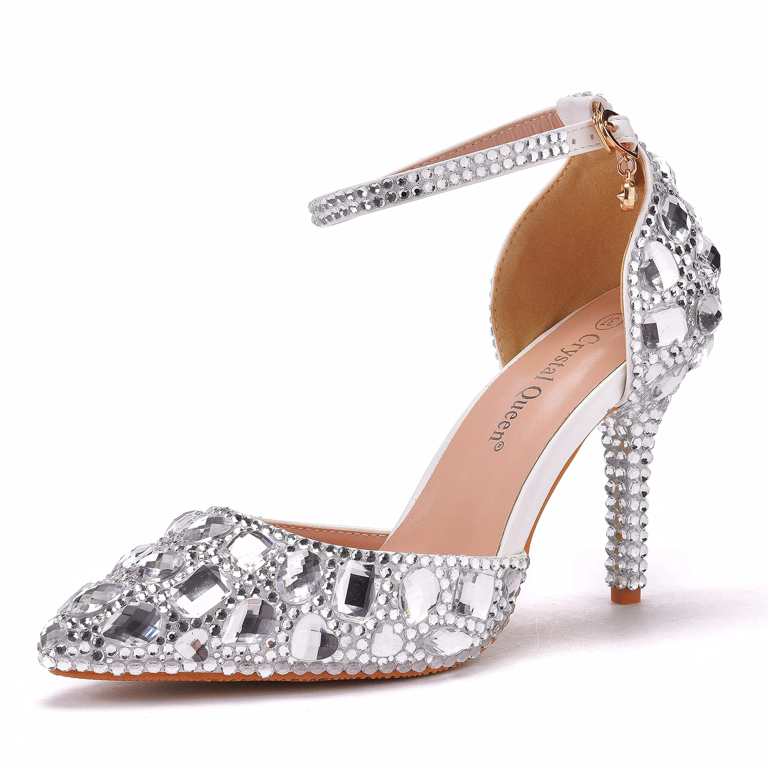 Crystal Rhinestone Formal Dress Heels