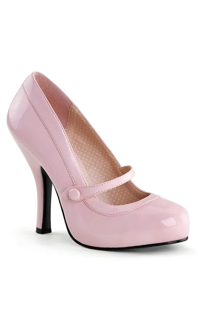 CUTIEPIE-02 B. Pink Patent Heels