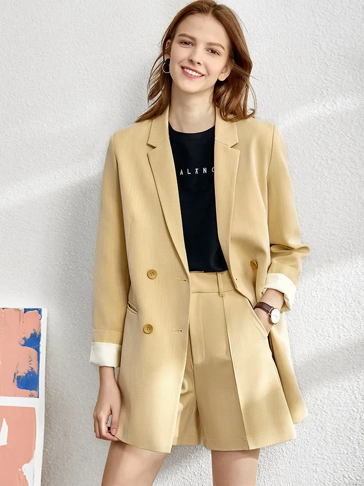 Elegant Office Wear Blazer Set for Women