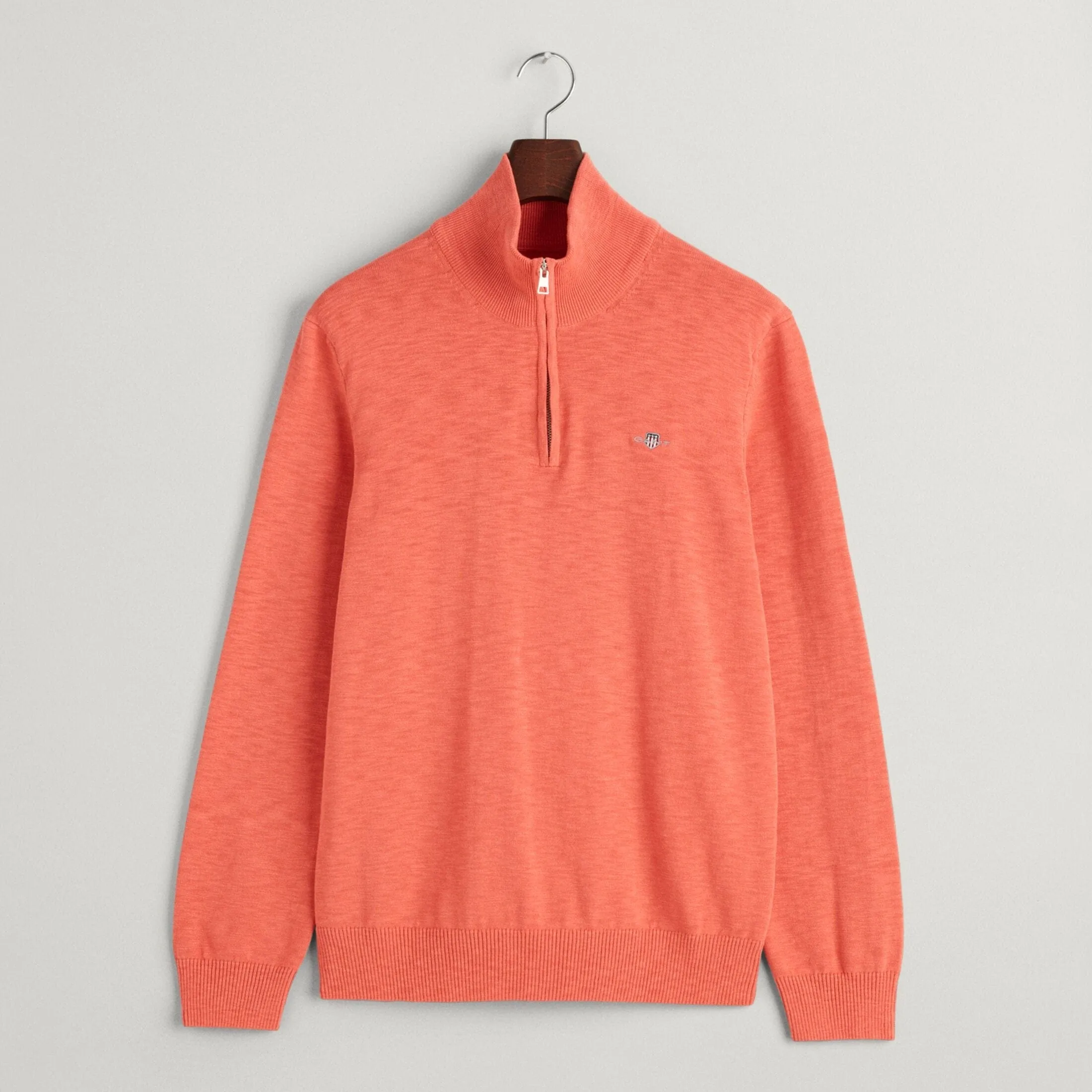 GANT Cottom Flamme Crew-Neck In Sunset Pink