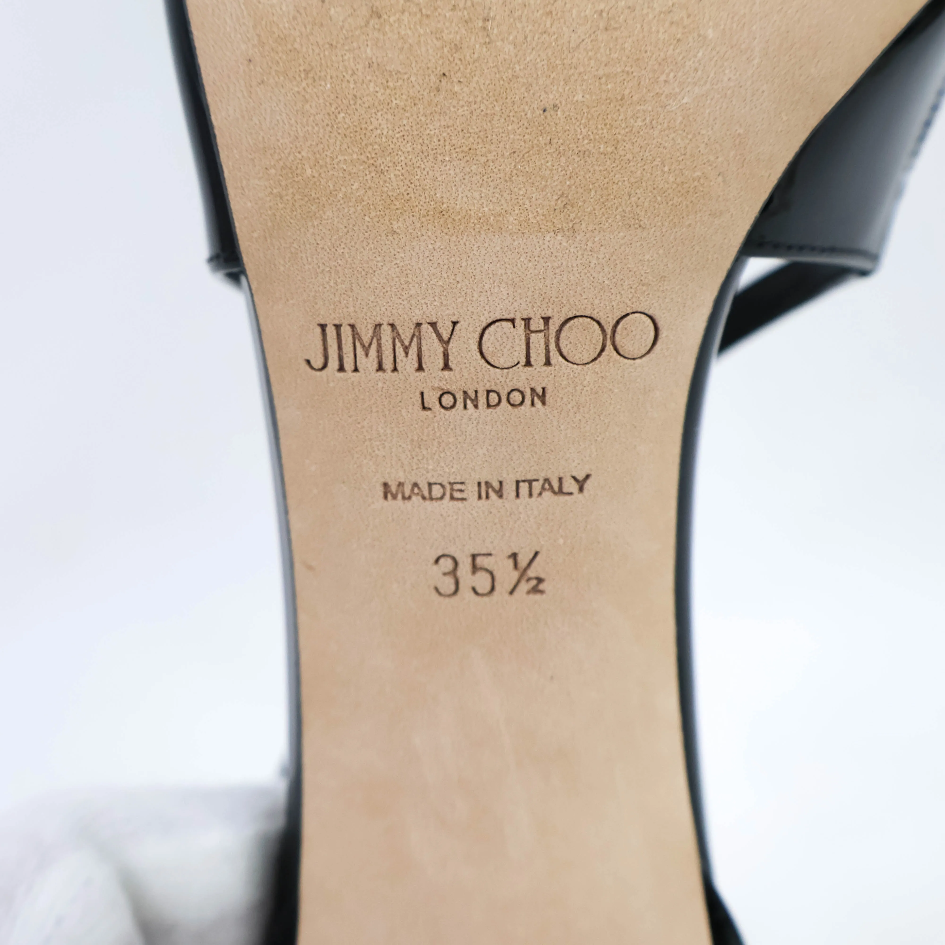 Jimmy Choo Azia Heels Black Patent 35.5