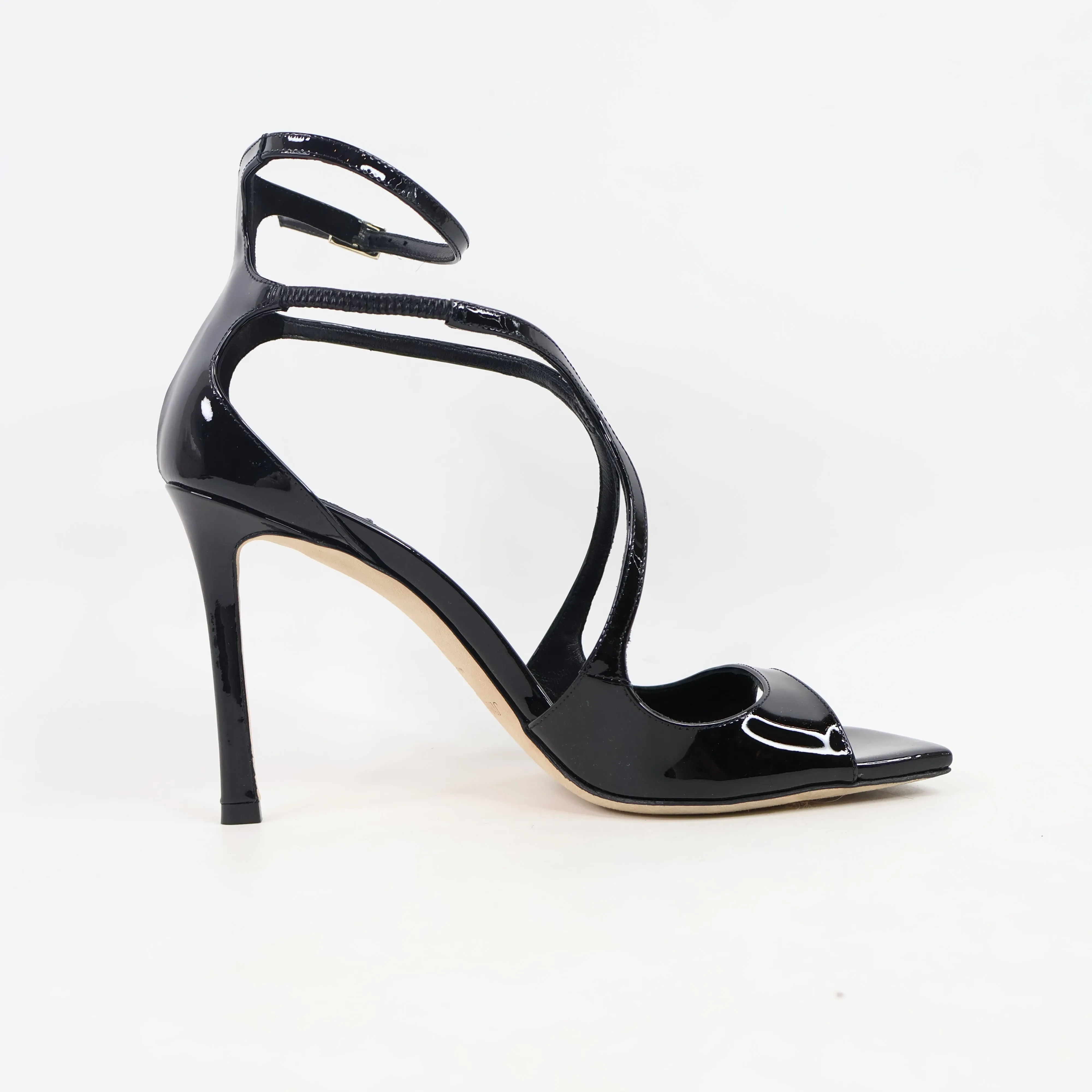 Jimmy Choo Azia Heels Black Patent 35.5