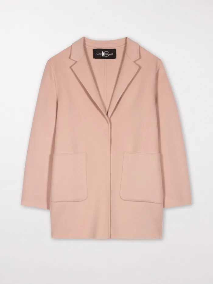 Luisa Cerano T Nude Pink Cashmere Jacket 458140 4080 0721