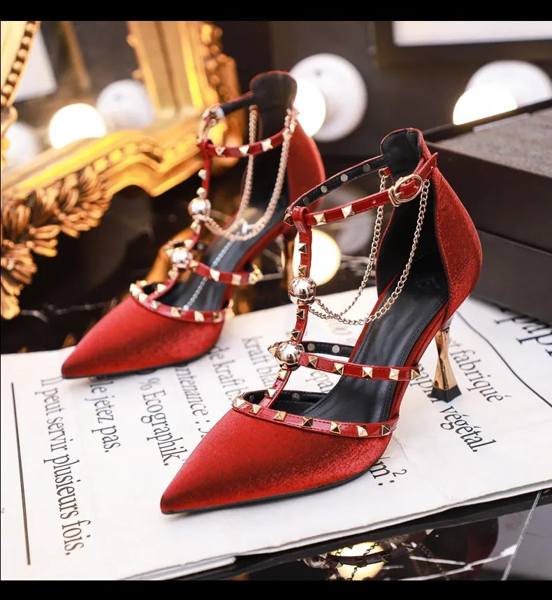 Luxury Crystal Slingback High heels