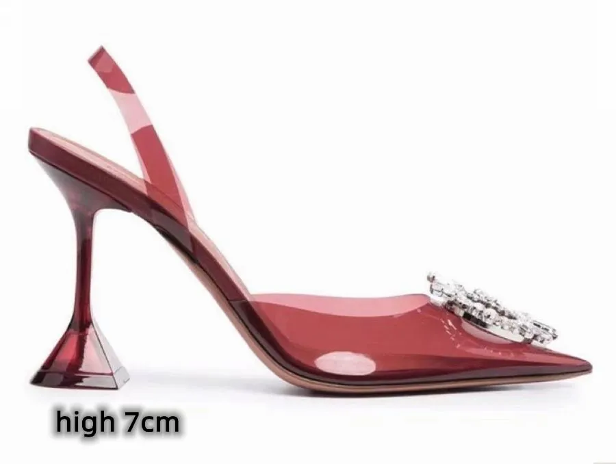 Luxury Crystal Slingback High heels