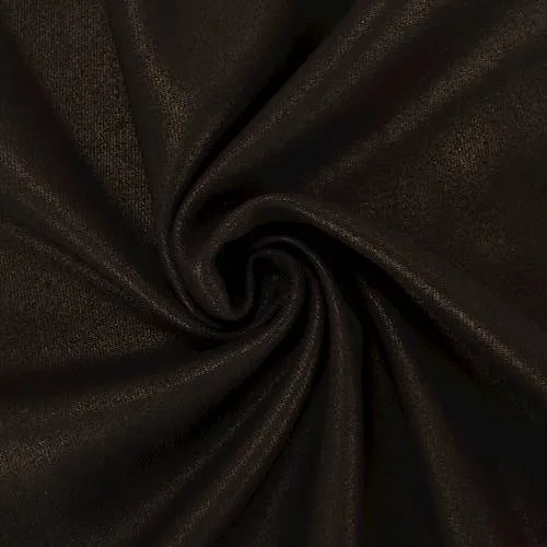 Metallic Brown Brushed Back Jacketing Fabric