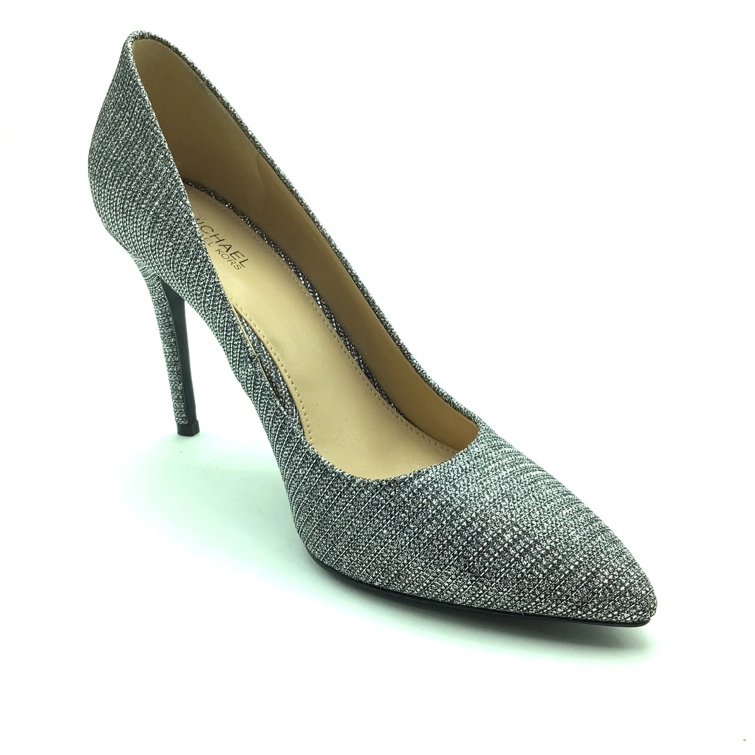 Michael Kors Pumps Crystal Embellished Silver Size: 7.5