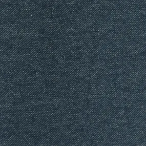 Navy Blue-Gold Sparkle Twill-Like Double Knit Fabric