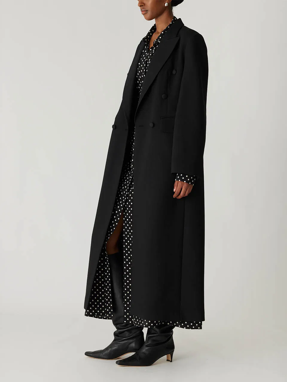 Refined Suiting Crombie Coat