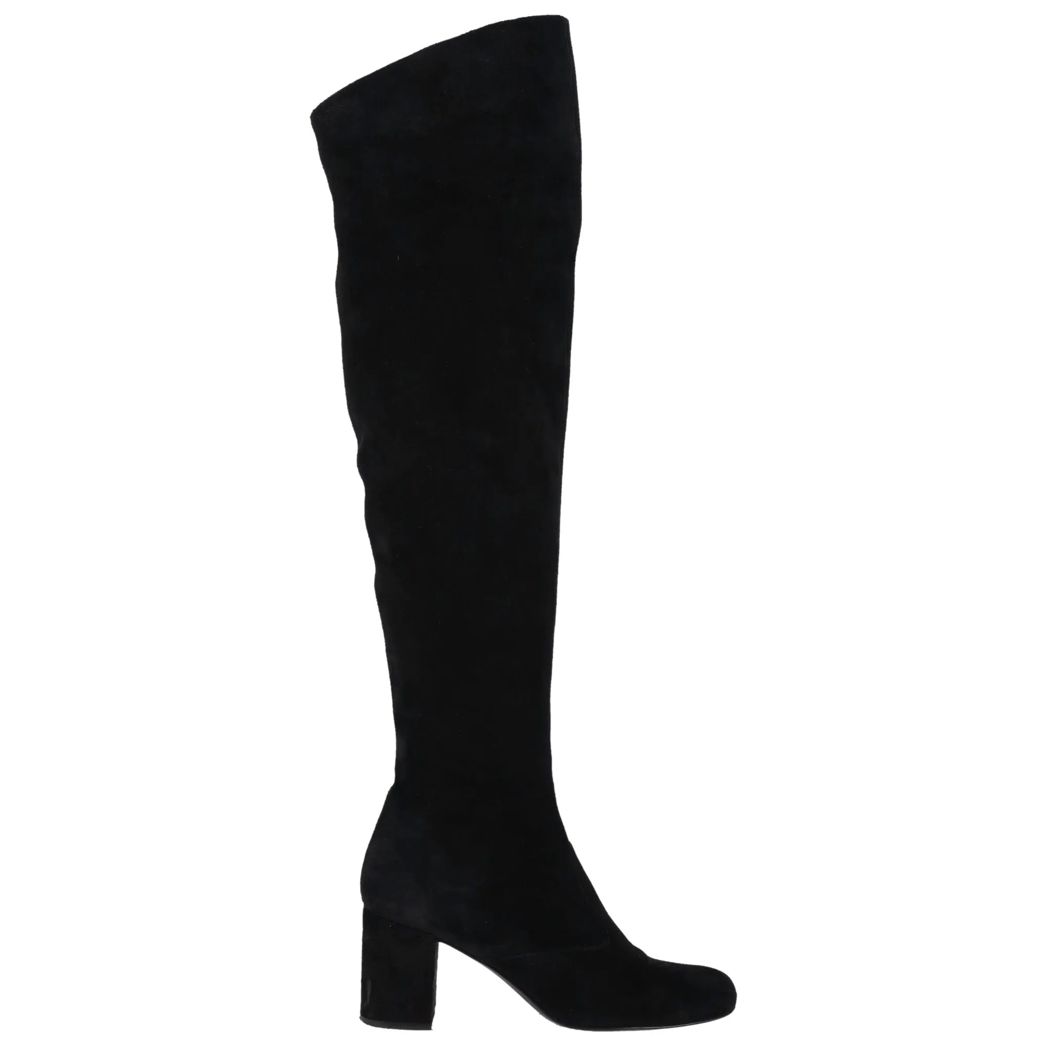 Saint Laurent Over-The-Knee Suede Boots. Size 37