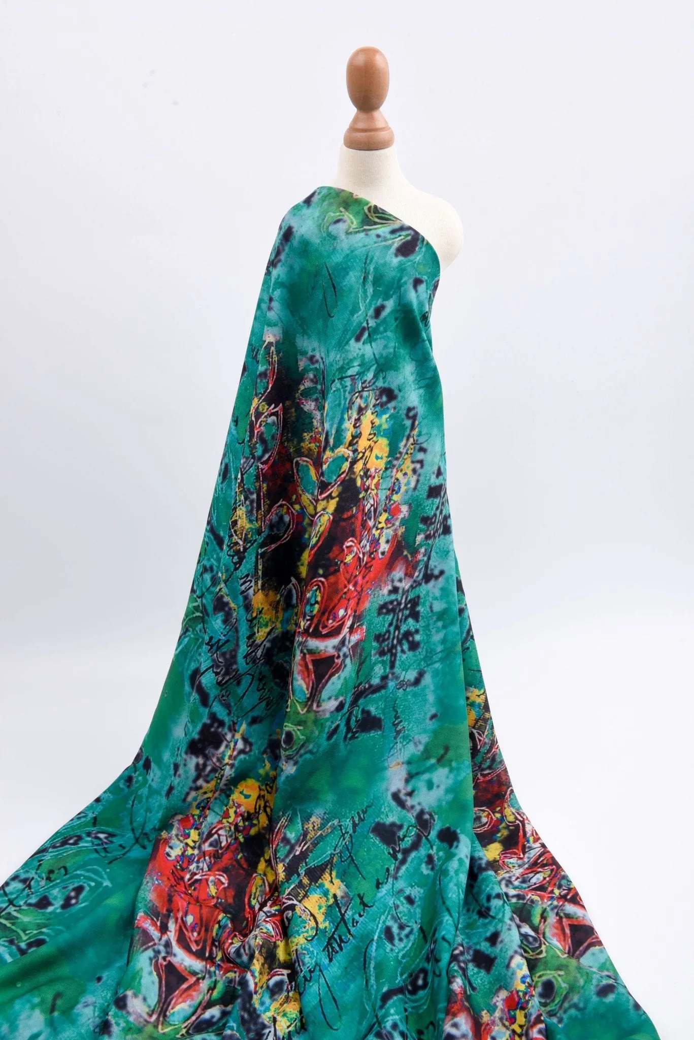 Silky Chiffon Print Fabric -  S1036