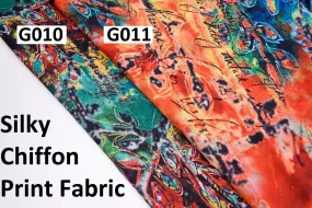 Silky Chiffon Print Fabric -  S1036