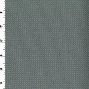 Sterling Silver Wool Blend Woven Twill Suiting Fabric