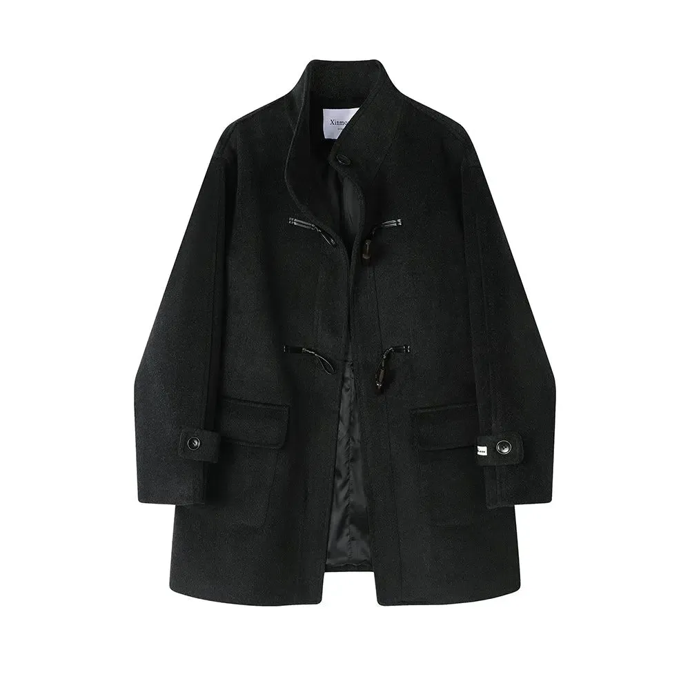 Toggle Closures Elegant Wool Coat