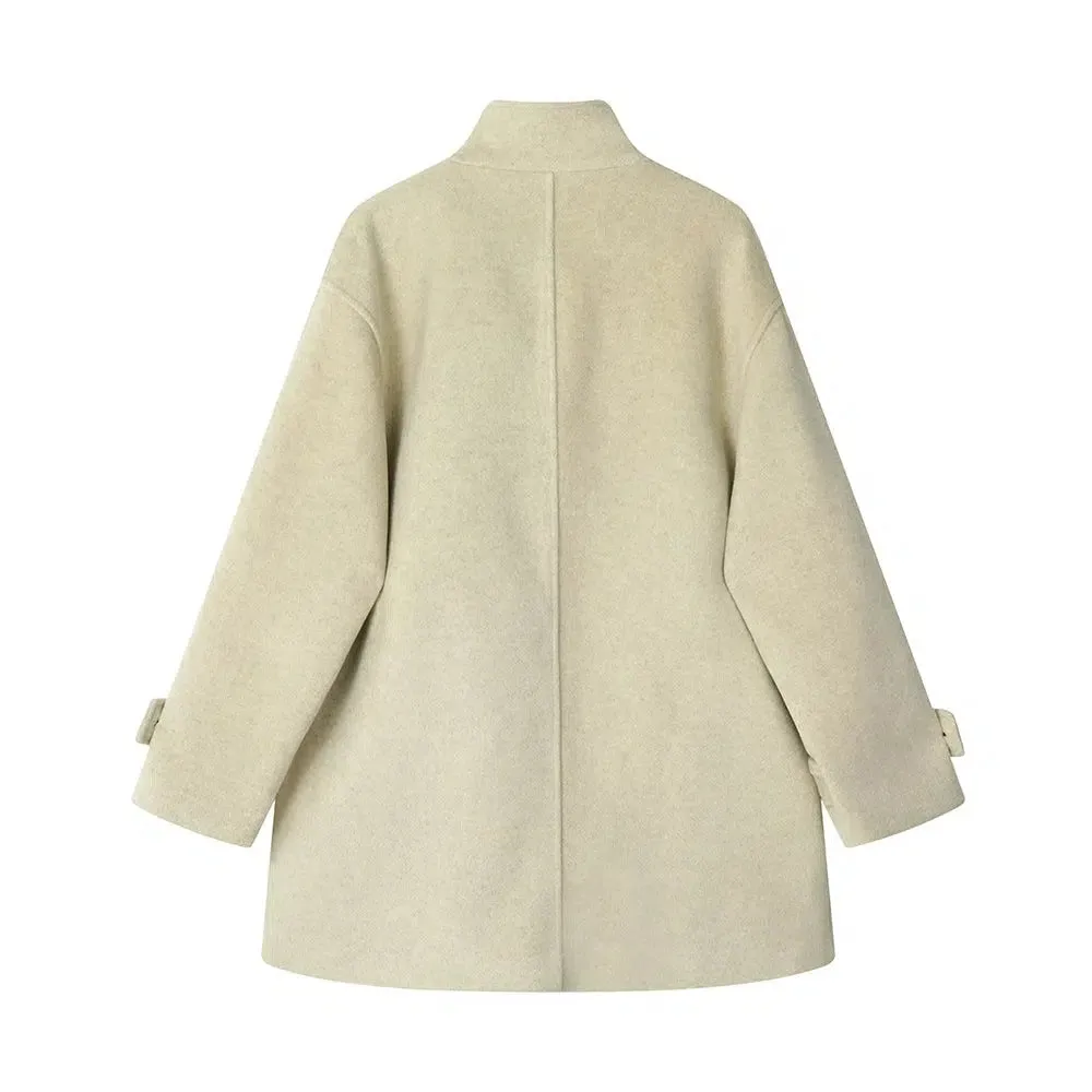 Toggle Closures Elegant Wool Coat