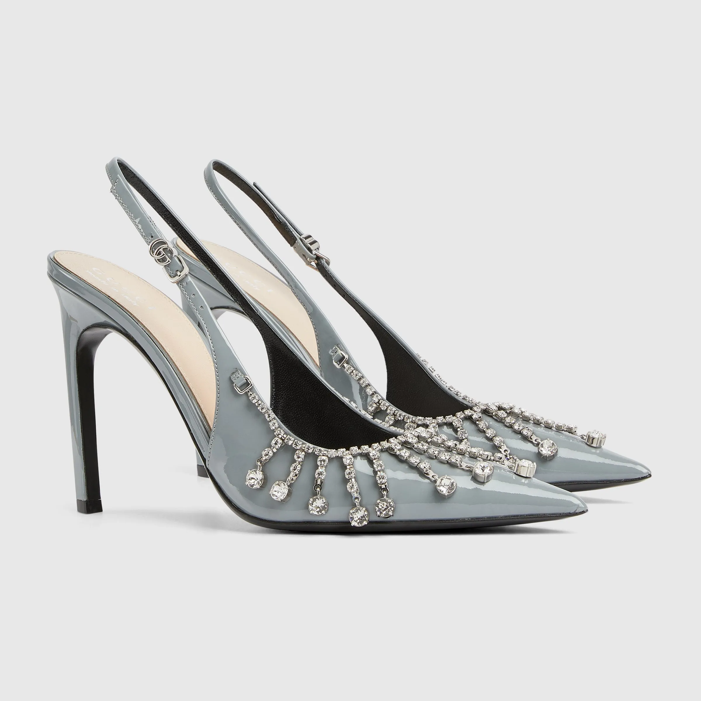 Women's Pump With Crystal Chain