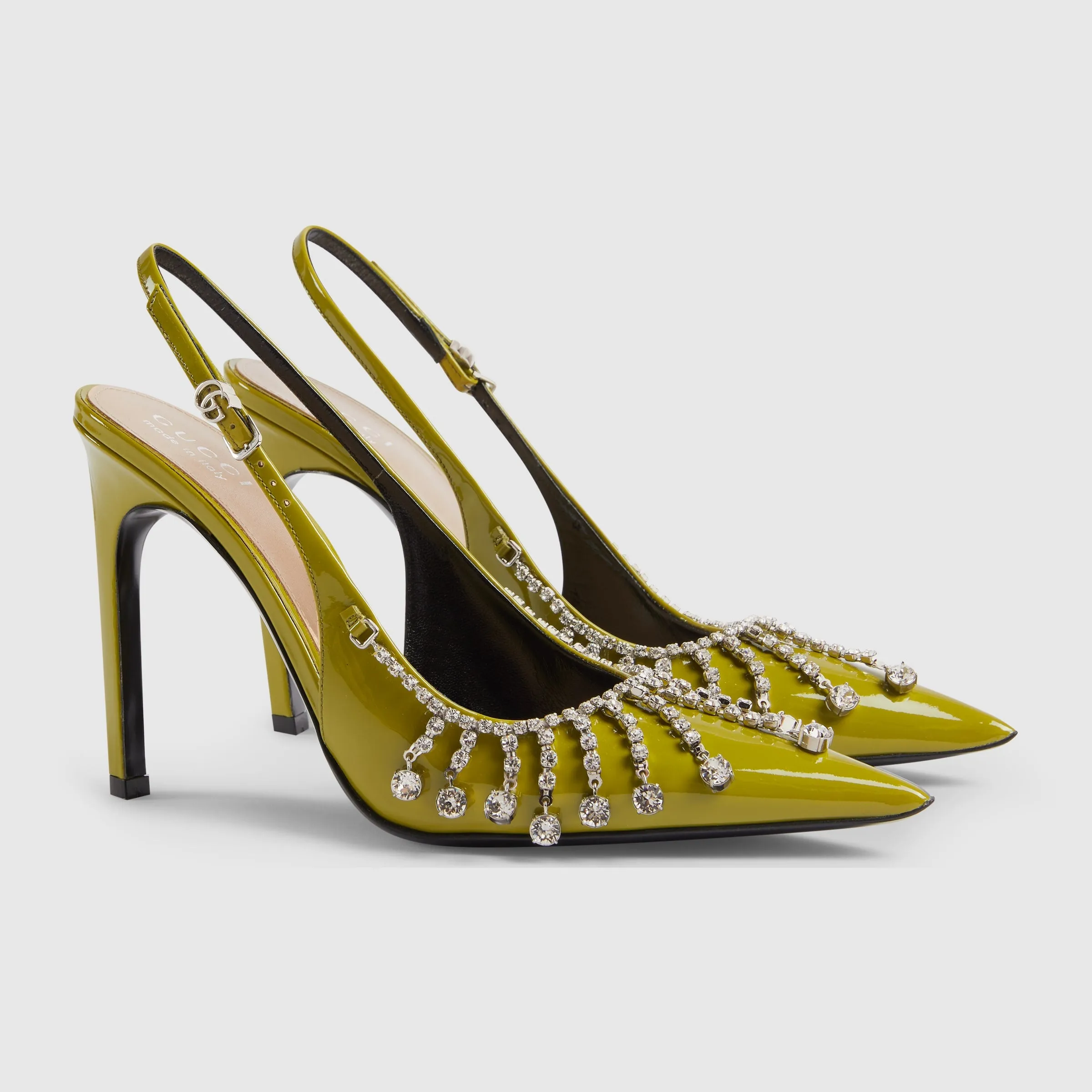 Women's Pump With Crystal Chain