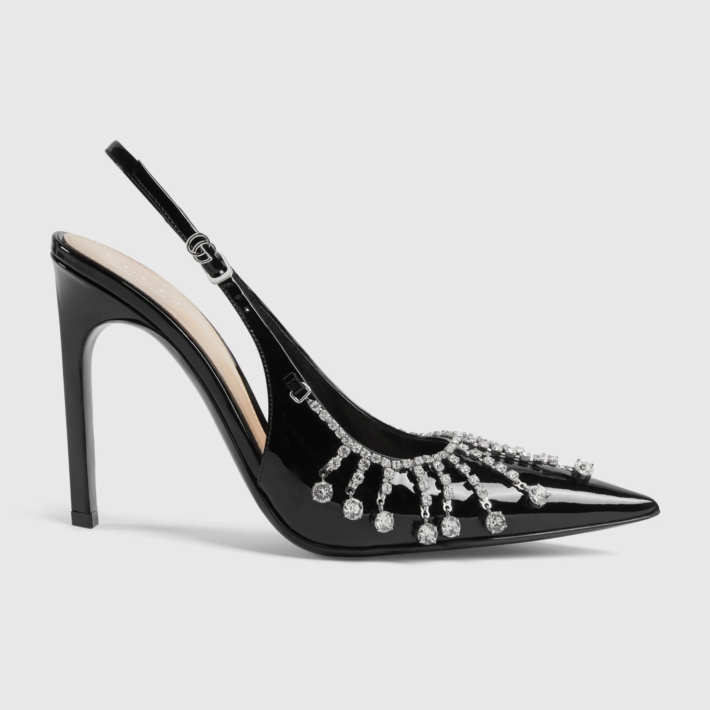 Women's Pump With Crystal Chain