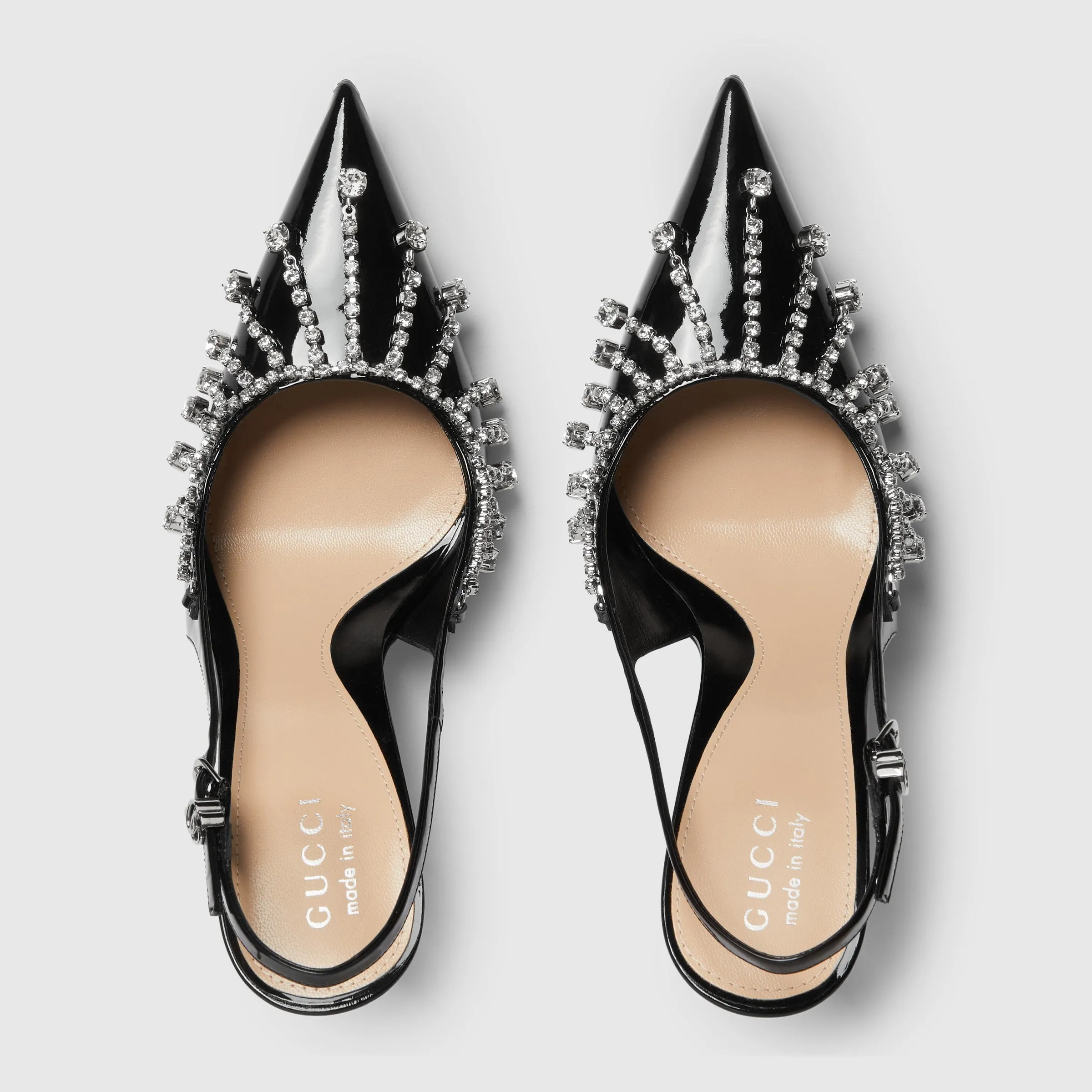 Women's Pump With Crystal Chain